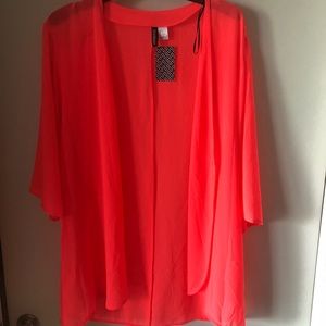 NWT neon summer shawl